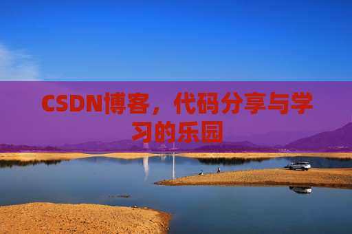 CSDN博客，代码分享与学习的乐园